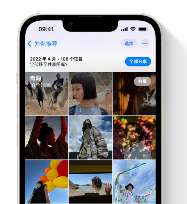 桥西苹果维修网点分享在 iPhone 上使用共享图库 