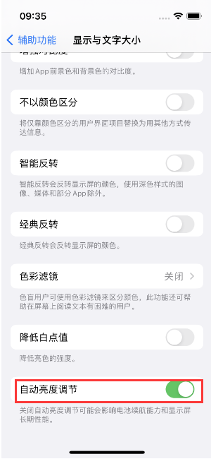 桥西苹果15维修店分享iPhone 15 Pro系列屏幕亮度 